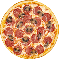 Пицца Колбасная с грибами