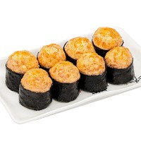 Запечённый ролл с лососем