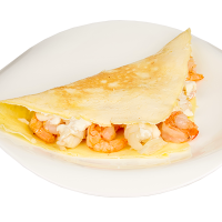 Омлет с морепродуктами