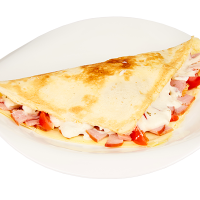 Омлет с беконом