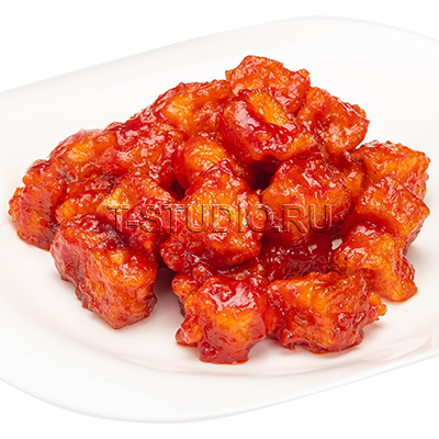 Минтай в кисло-сладком соусе