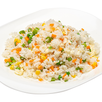 Рис с кукурузой и горошком