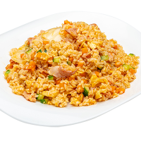 Рис с Кимчи и беконом