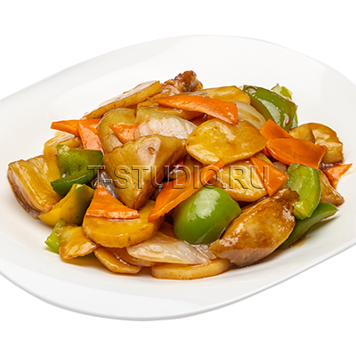 Баклажаны с картофелем