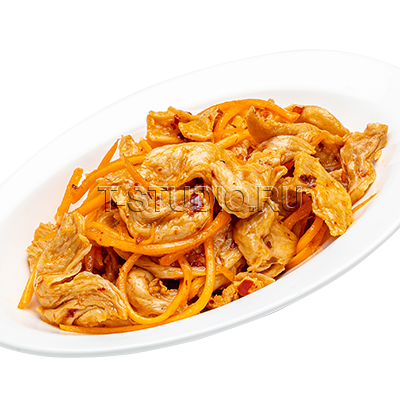 Салат Соевое мясо по-корейски