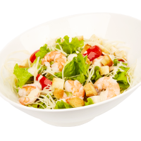 Салат Цезарь с креветкой
