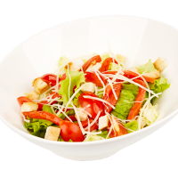 Салат Цезарь с лососем