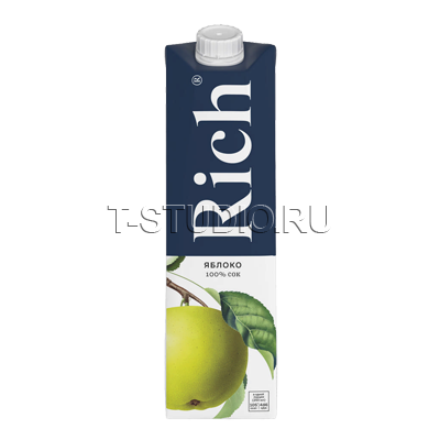 Сок Рич яблочный 0,97 л.