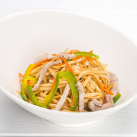 Лапша со свининой в соусе Терияки