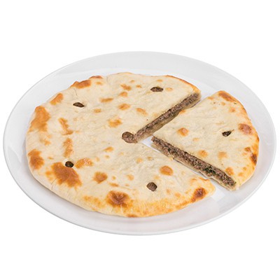 Осетинский пирог с мясом и зеленью